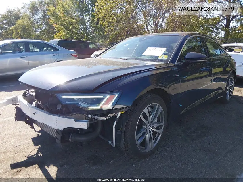 2019 AUDI A6 VIN WAUL2AF28KN107791 — фото 2
