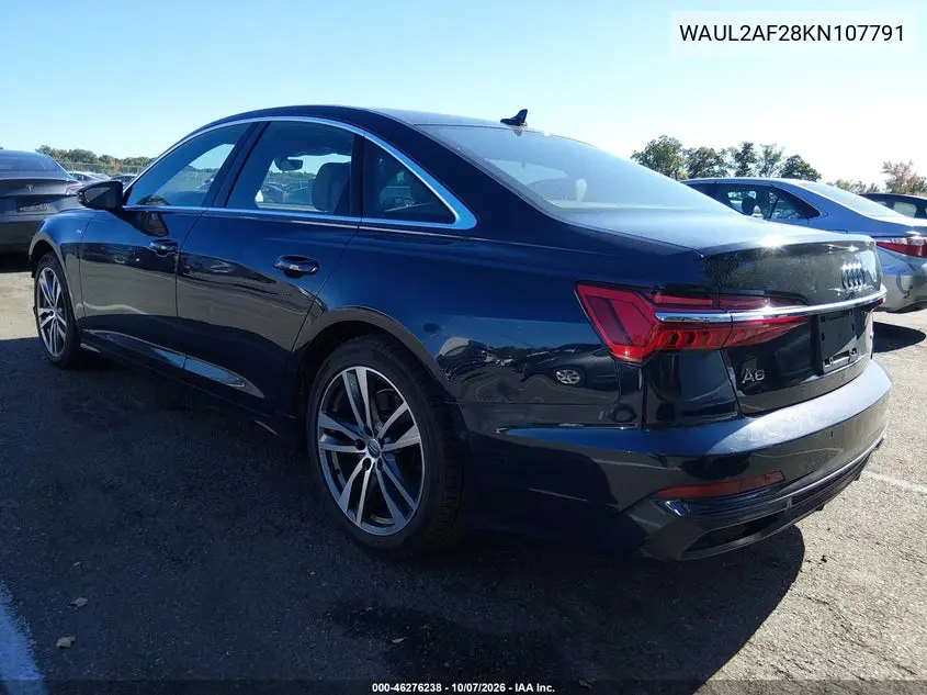2019 AUDI A6 VIN WAUL2AF28KN107791 — фото 3