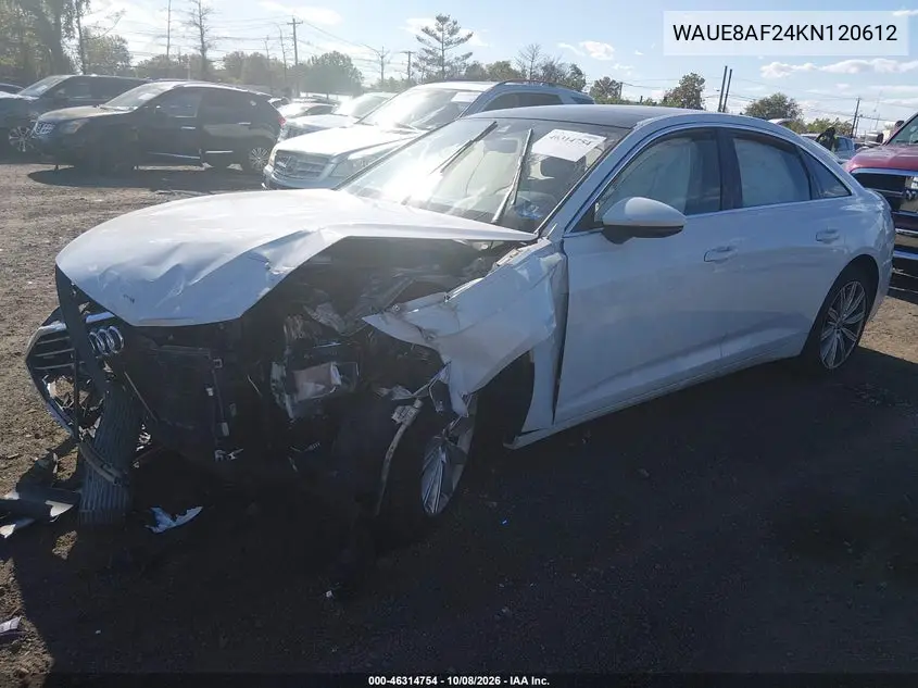 2019 AUDI A6 VIN WAUE8AF24KN120612 — фото 2