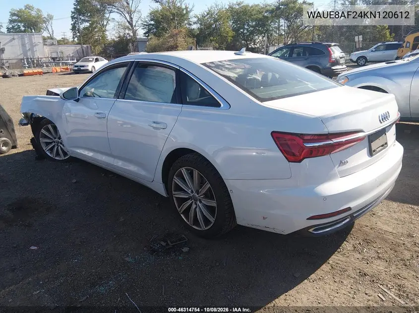 2019 AUDI A6 VIN WAUE8AF24KN120612 — фото 3