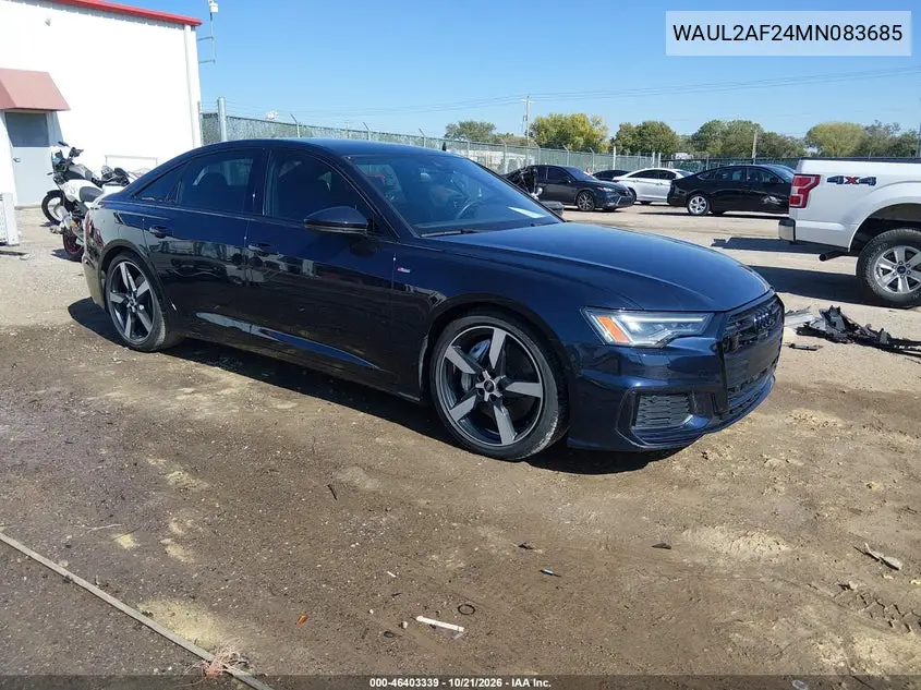 AUDI A6 2021, VIN WAUL2AF24MN083685