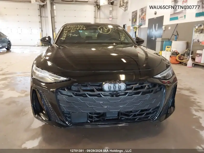2026 AUDI A6 VIN WAU65CFN7TN030777 — фото 12