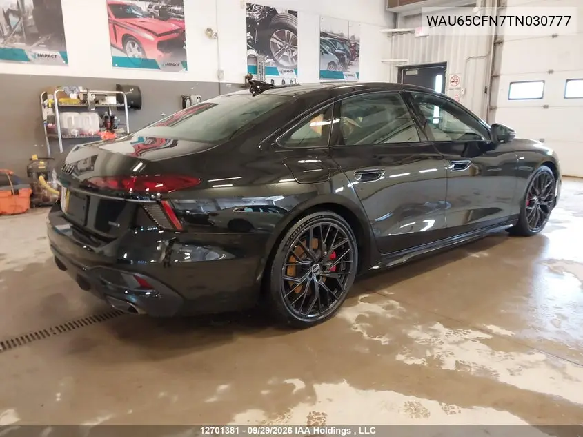 2026 AUDI A6 VIN WAU65CFN7TN030777 — фото 4