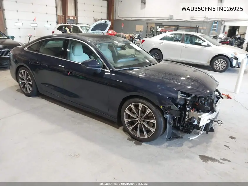 AUDI A6 2026, VIN WAU35CFN5TN026925