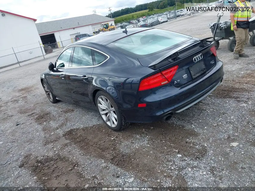 2012 AUDI A7 VIN WAUSGAFC7CN025302 — фото 3