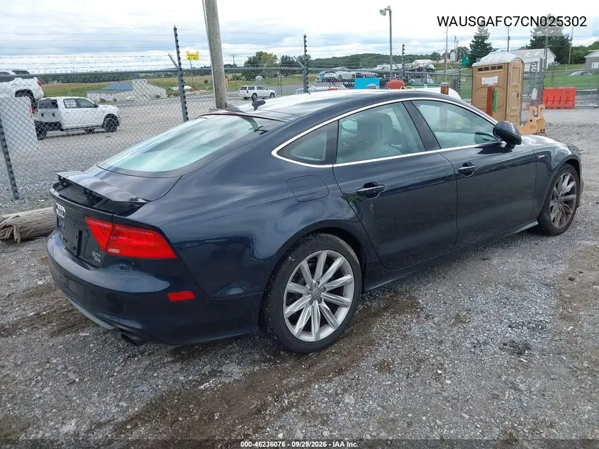 2012 AUDI A7 VIN WAUSGAFC7CN025302 — фото 4