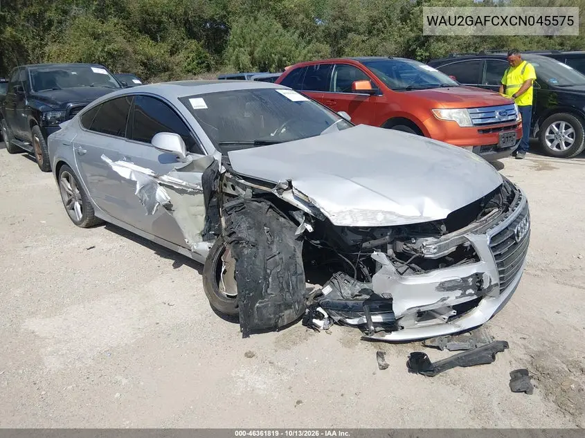 AUDI A7 2012, VIN WAU2GAFCXCN045575