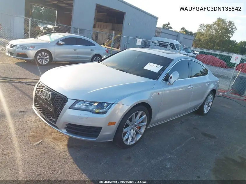 2013 AUDI A7 VIN WAUYGAFC3DN135842 — фото 2