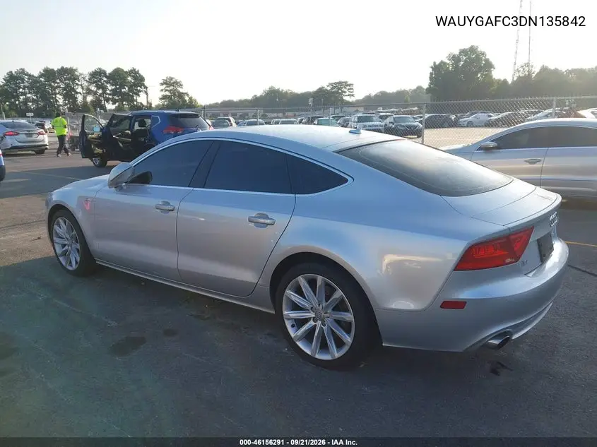 2013 AUDI A7 VIN WAUYGAFC3DN135842 — фото 3