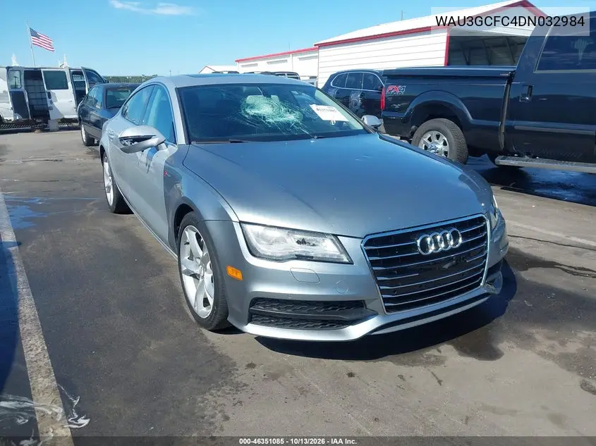 AUDI A7 2013, VIN WAU3GCFC4DN032984