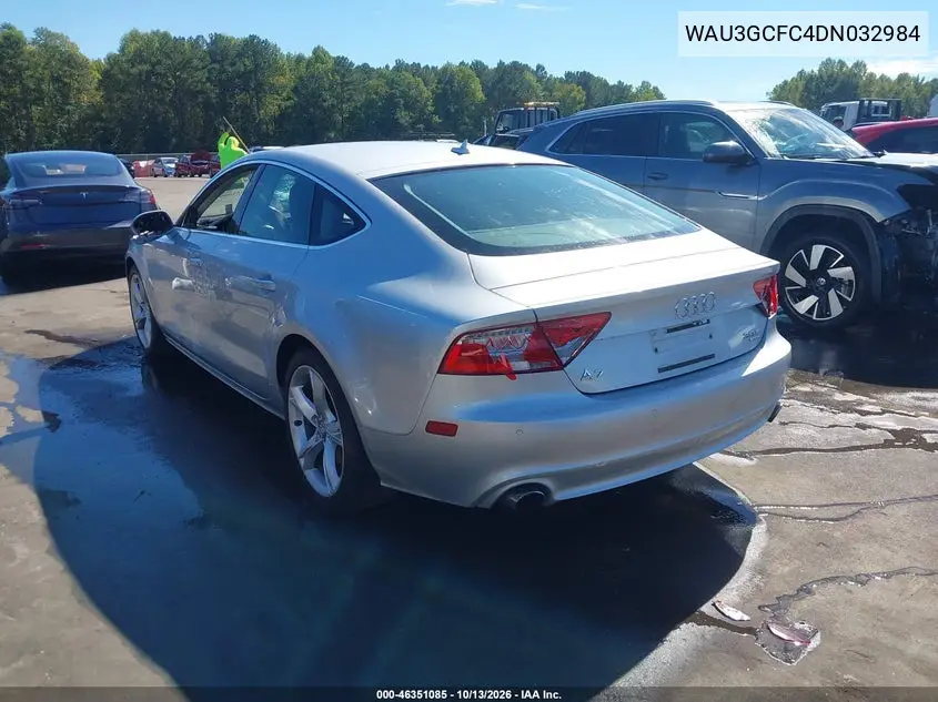 2013 AUDI A7 VIN WAU3GCFC4DN032984 — фото 3