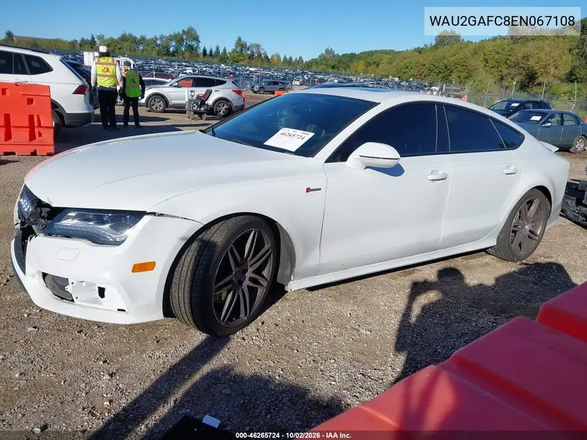 2014 AUDI A7 VIN WAU2GAFC8EN067108 — фото 2