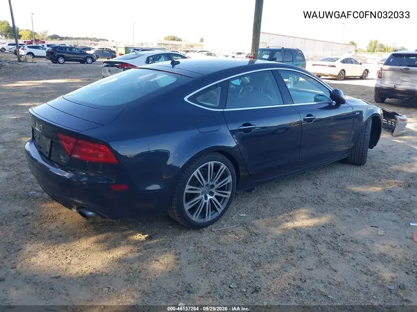 2015 AUDI A7 VIN WAUWGAFC0FN032033 — фото 4