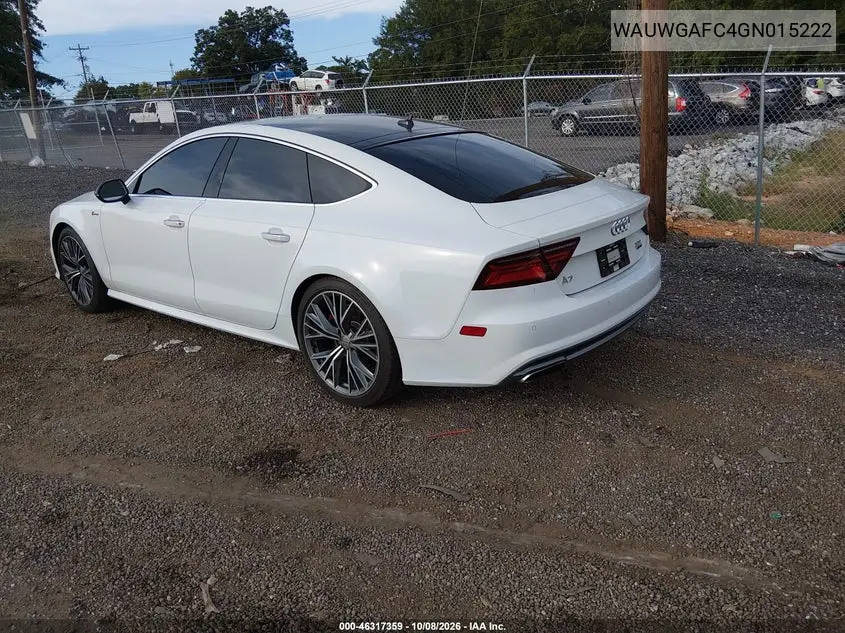 2016 AUDI A7 VIN WAUWGAFC4GN015222 — фото 3