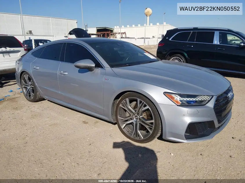 AUDI A7 2019, VIN WAUV2BF22KN050552