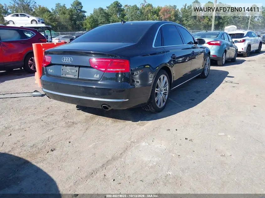 2011 AUDI A8 VIN WAURVAFD7BN014411 — фото 4