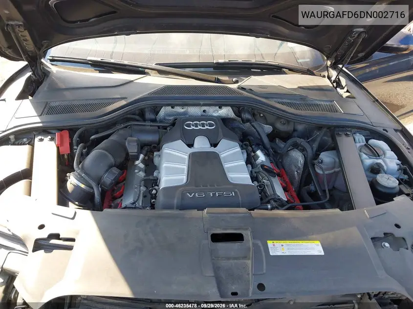 2013 AUDI A8 VIN WAURGAFD6DN002716 — фото 10