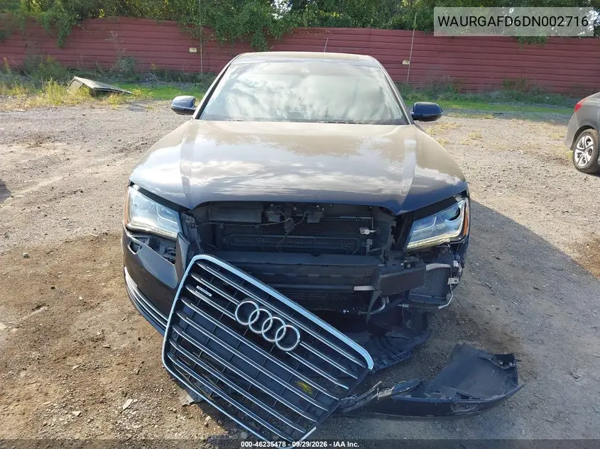 2013 AUDI A8 VIN WAURGAFD6DN002716 — фото 12
