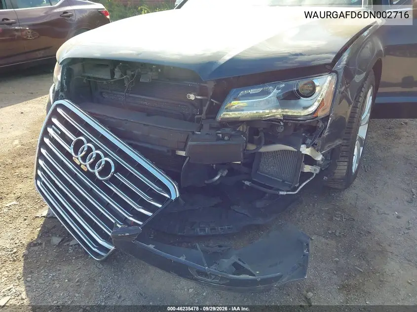 2013 AUDI A8 VIN WAURGAFD6DN002716 — фото 6