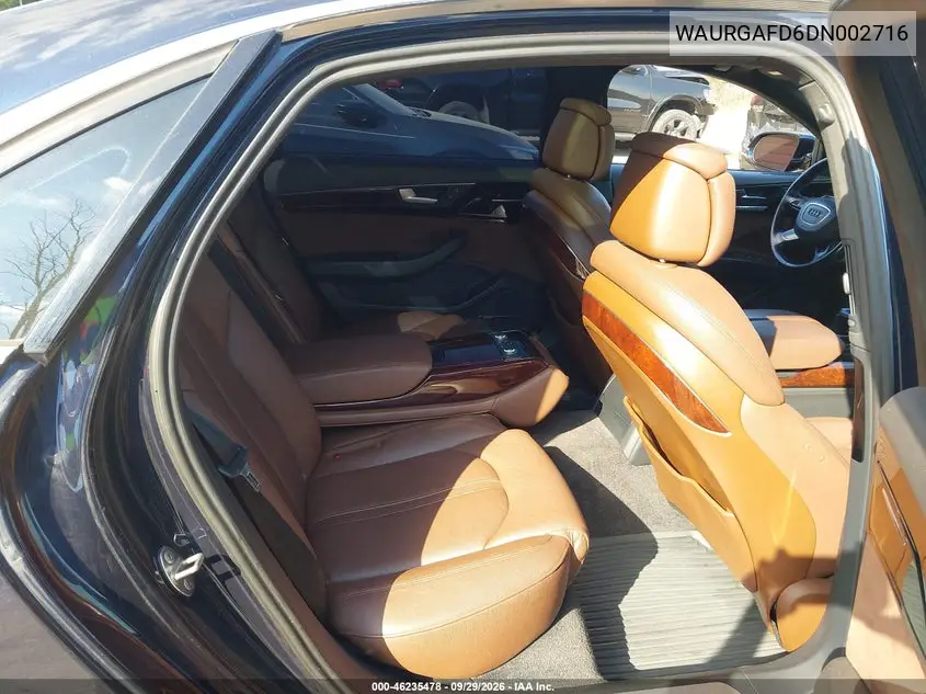 2013 AUDI A8 VIN WAURGAFD6DN002716 — фото 8