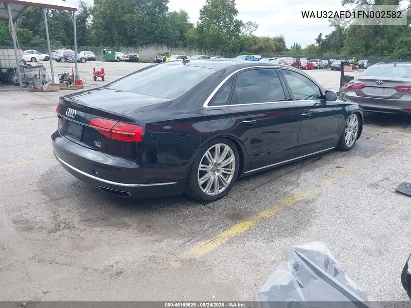 2015 AUDI A8 VIN WAU32AFD1FN002582 — фото 4