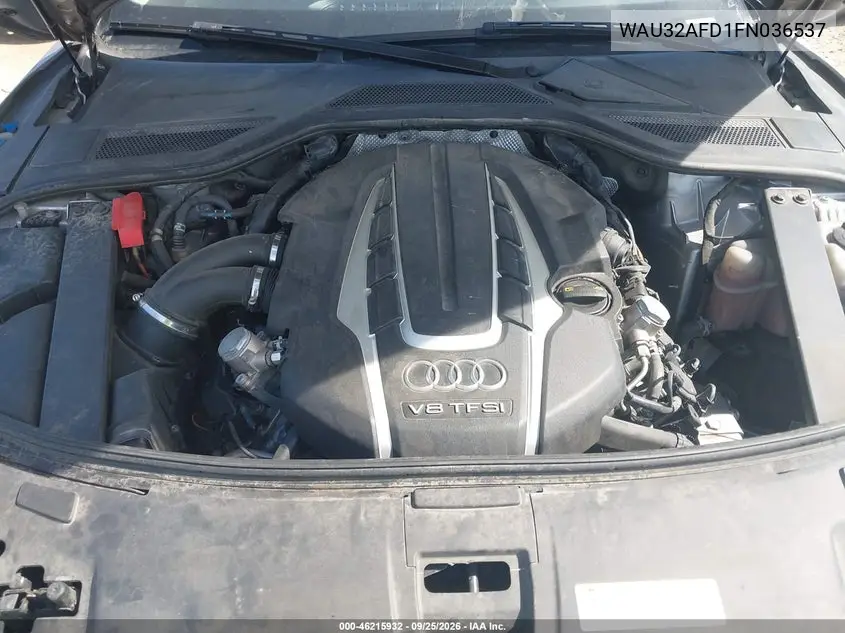 2015 AUDI A8 VIN WAU32AFD1FN036537 — фото 11