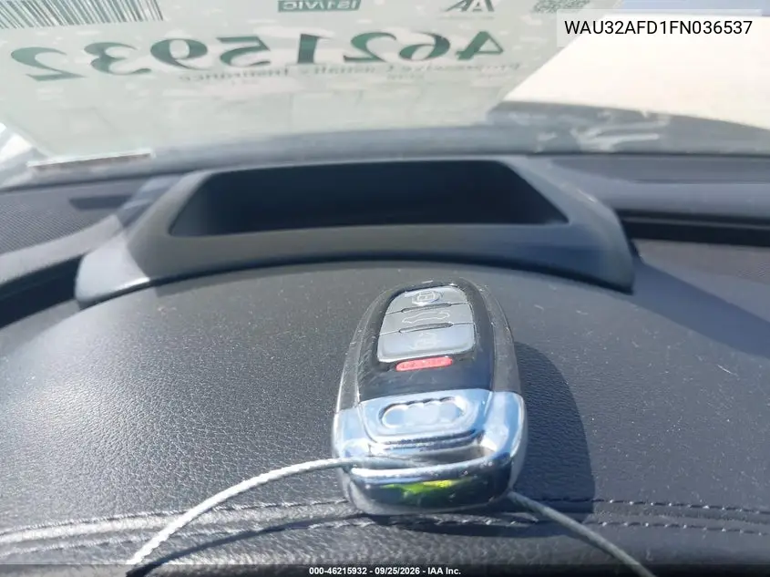 2015 AUDI A8 VIN WAU32AFD1FN036537 — фото 12