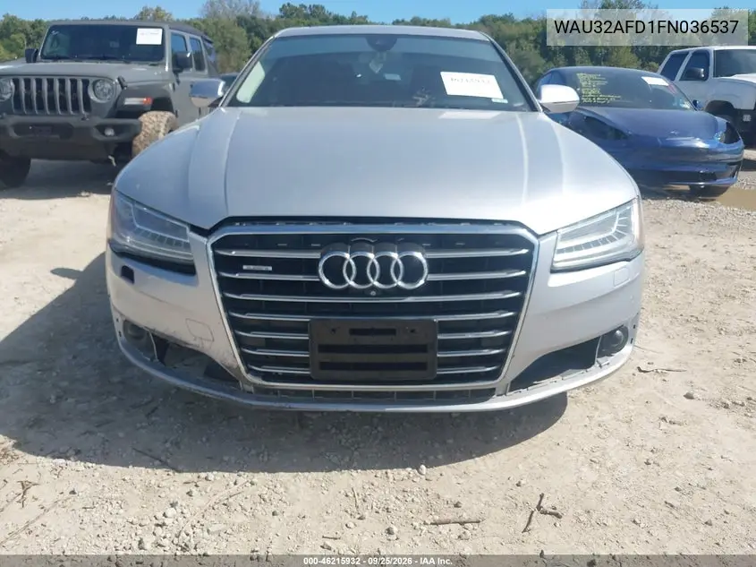 2015 AUDI A8 VIN WAU32AFD1FN036537 — фото 7