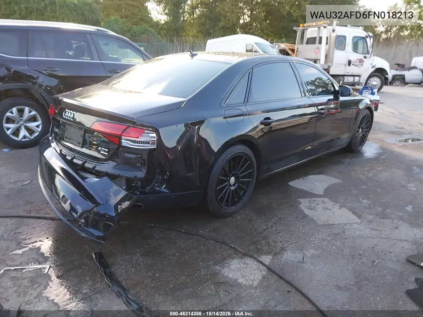 2015 AUDI A8 VIN WAU32AFD6FN018213 — фото 4