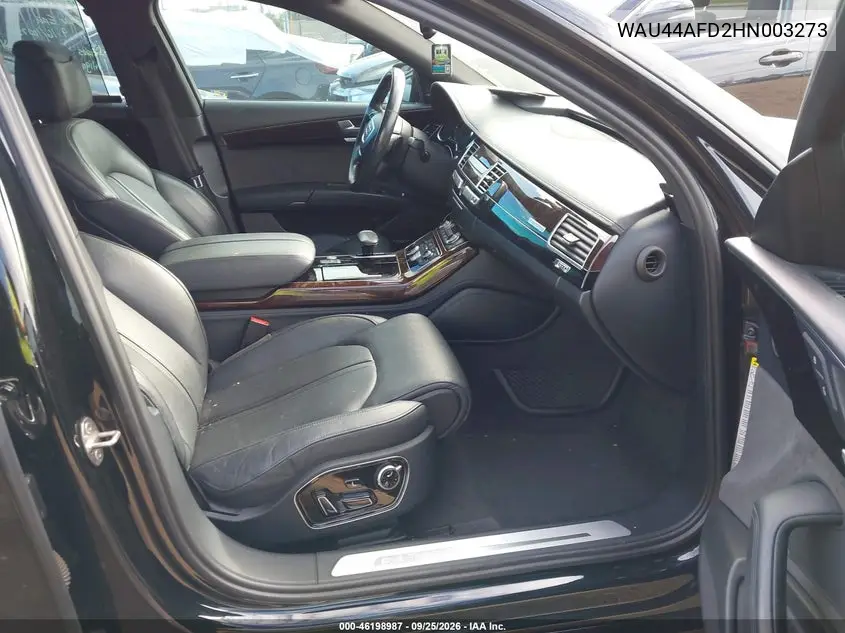 2017 AUDI A8 VIN WAU44AFD2HN003273 — фото 5