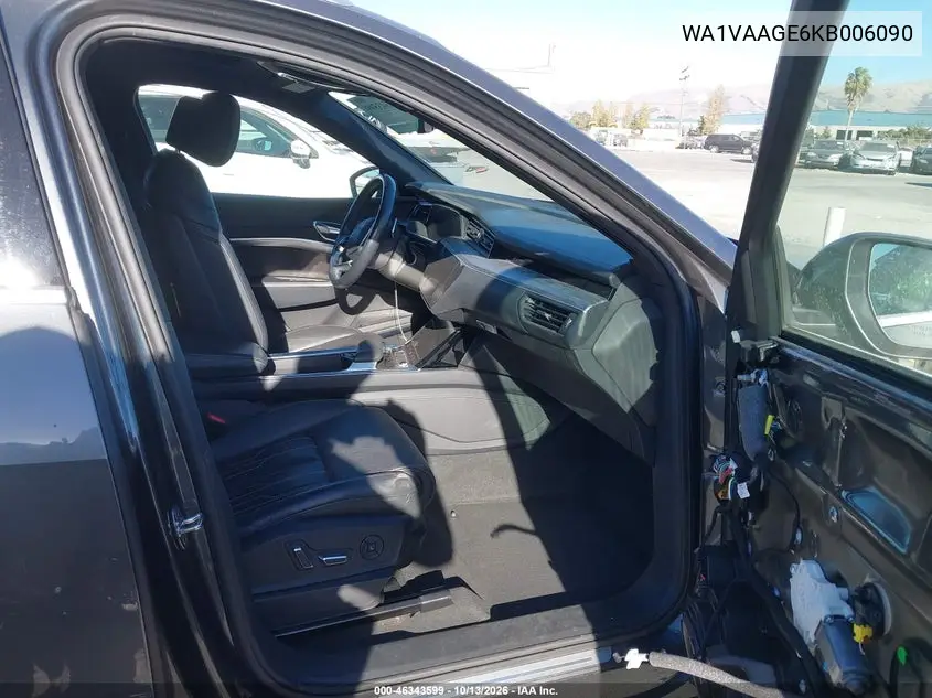 2019 AUDI E-TRON VIN WA1VAAGE6KB006090 — фото 5