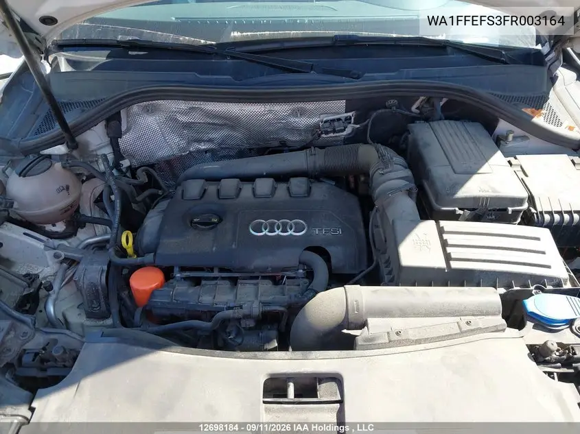 2015 AUDI Q3 VIN WA1FFEFS3FR003164 — фото 10
