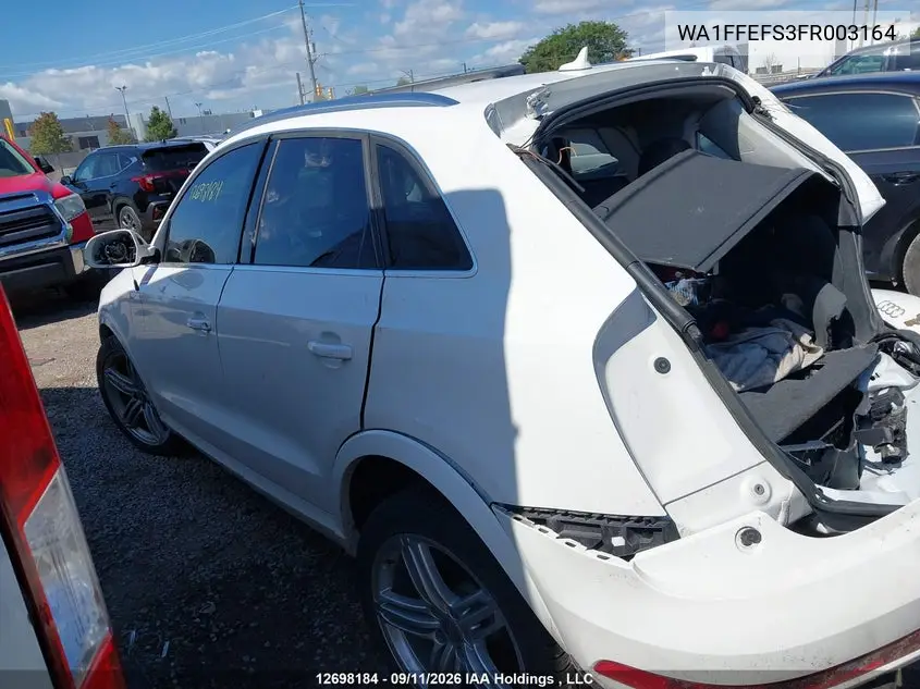 2015 AUDI Q3 VIN WA1FFEFS3FR003164 — фото 14