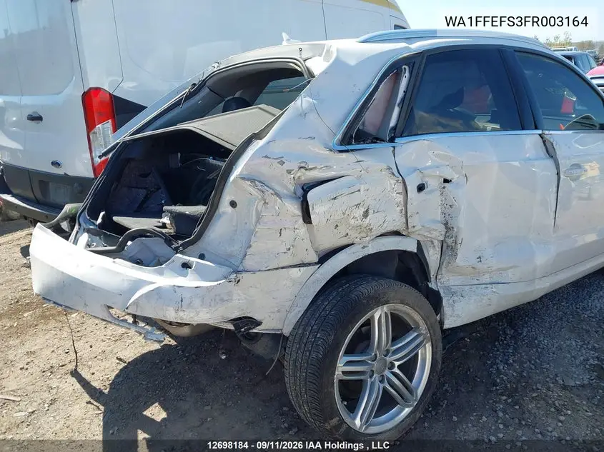 2015 AUDI Q3 VIN WA1FFEFS3FR003164 — фото 6