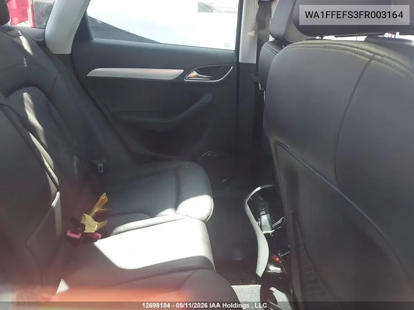 2015 AUDI Q3 VIN WA1FFEFS3FR003164 — фото 8