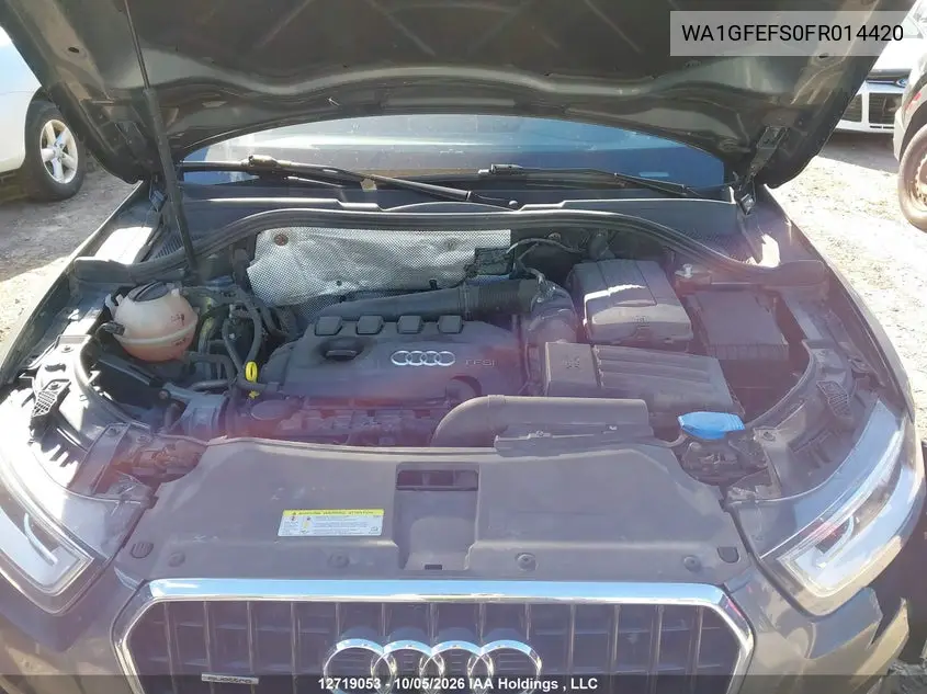 2015 AUDI Q3 VIN WA1GFEFS0FR014420 — фото 10
