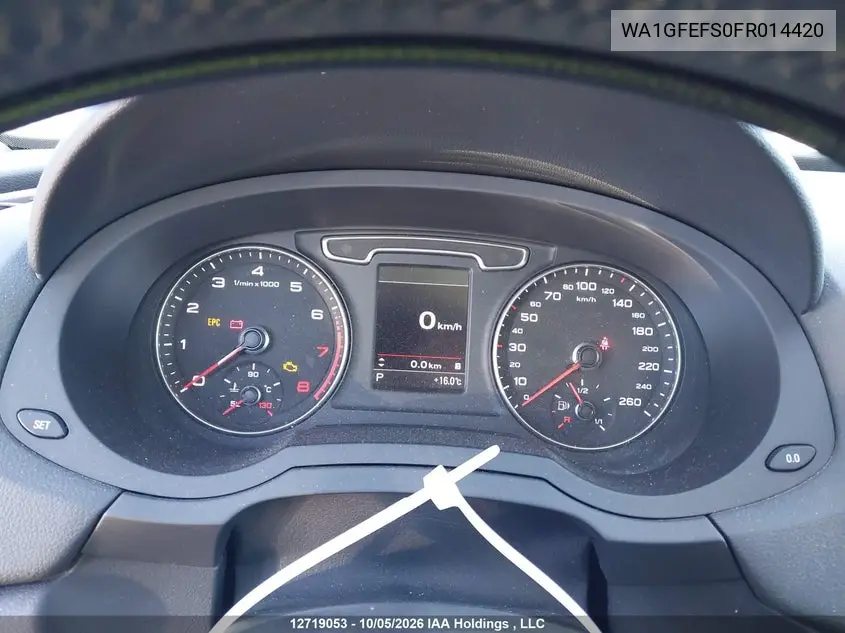 2015 AUDI Q3 VIN WA1GFEFS0FR014420 — фото 7