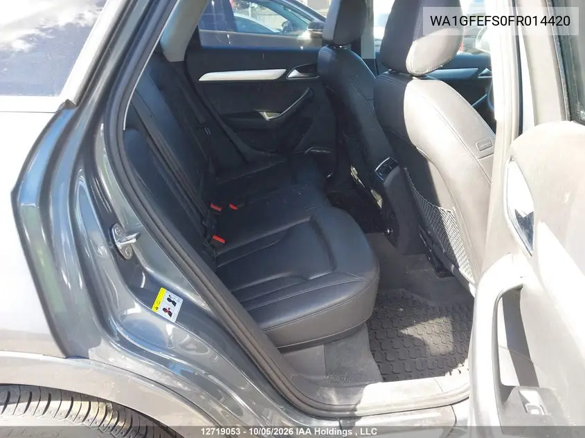 2015 AUDI Q3 VIN WA1GFEFS0FR014420 — фото 8