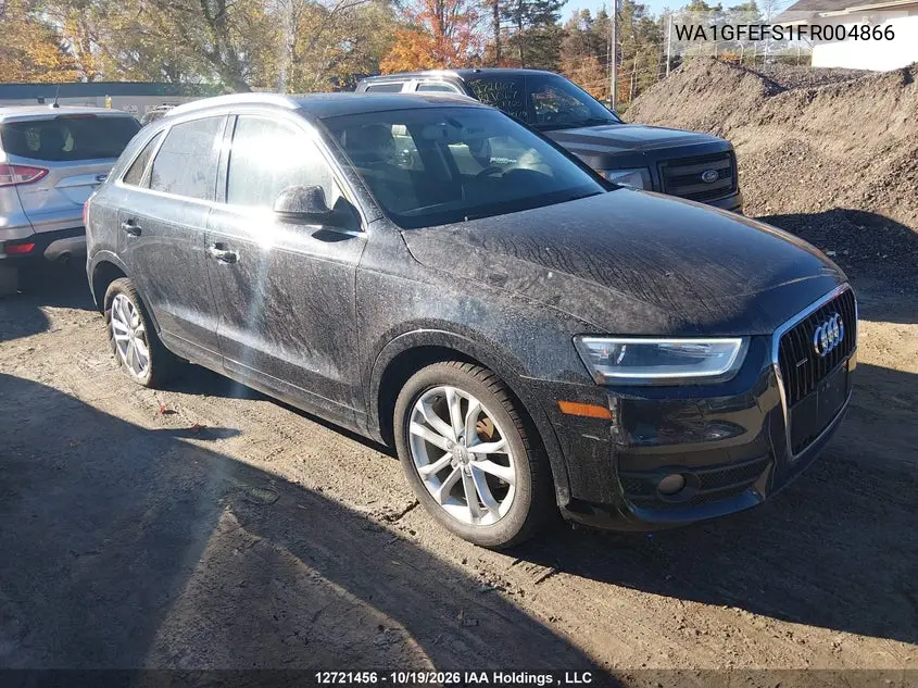 AUDI Q3 2015, VIN WA1GFEFS1FR004866