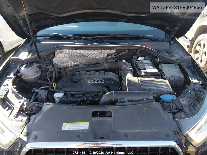 2015 AUDI Q3 VIN WA1GFEFS1FR004866 — фото 10