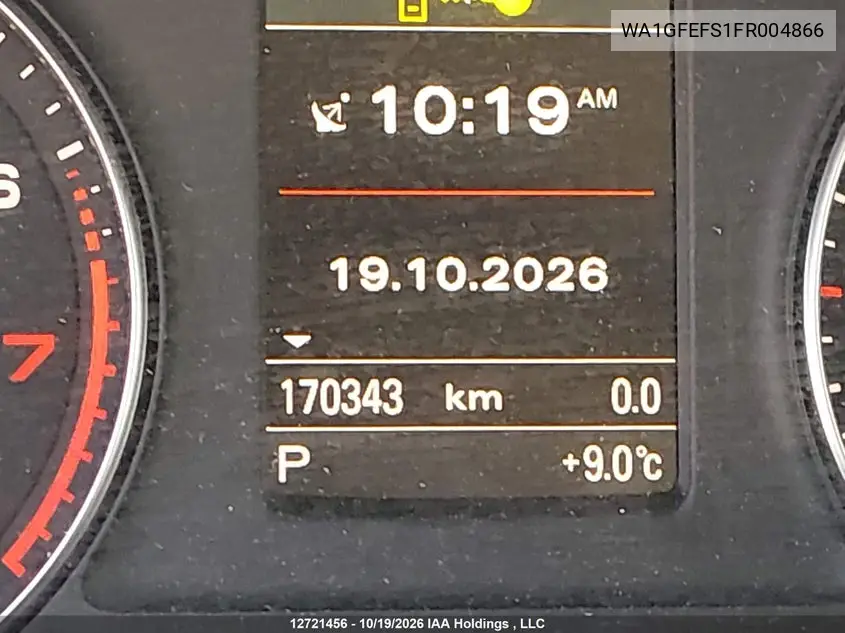 2015 AUDI Q3 VIN WA1GFEFS1FR004866 — фото 15