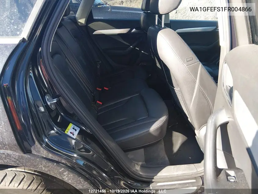 2015 AUDI Q3 VIN WA1GFEFS1FR004866 — фото 8