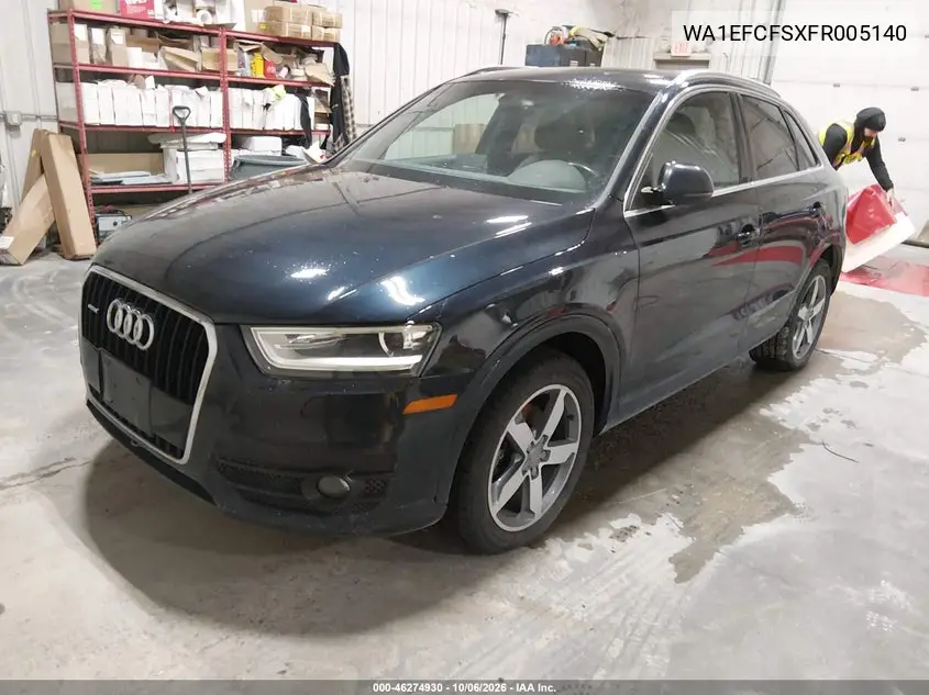2015 AUDI Q3 VIN WA1EFCFSXFR005140 — фото 2
