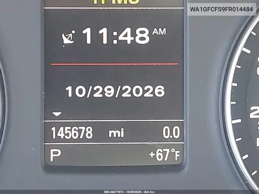 2015 AUDI Q3 VIN WA1GFCFS9FR014484 — фото 7