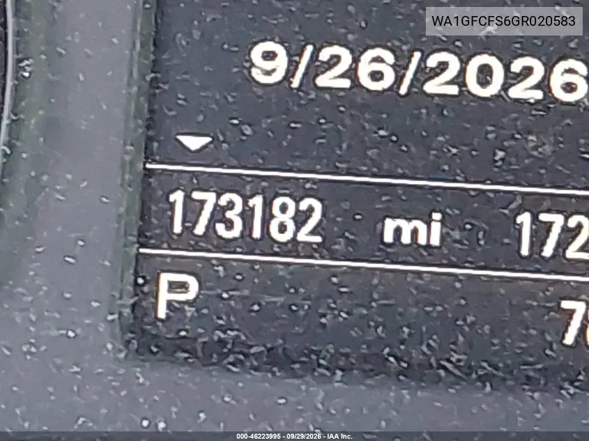 2016 AUDI Q3 VIN WA1GFCFS6GR020583 — фото 15
