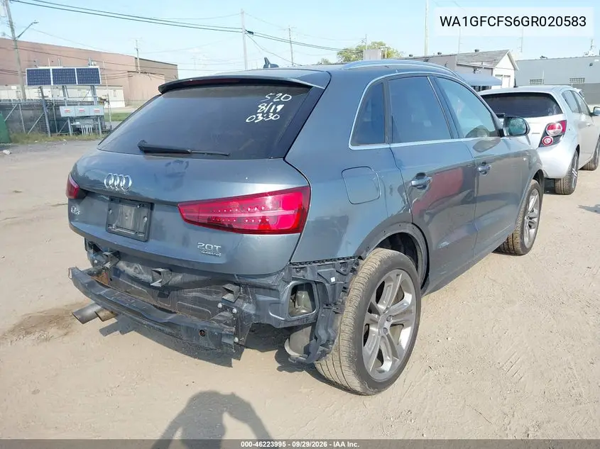 2016 AUDI Q3 VIN WA1GFCFS6GR020583 — фото 4