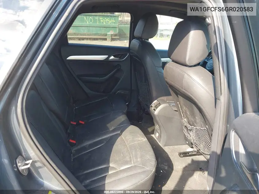 2016 AUDI Q3 VIN WA1GFCFS6GR020583 — фото 8