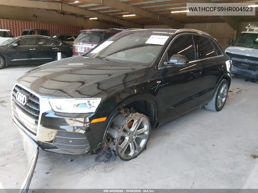 2017 AUDI Q3 VIN WA1HCCFS9HR004523 — фото 2