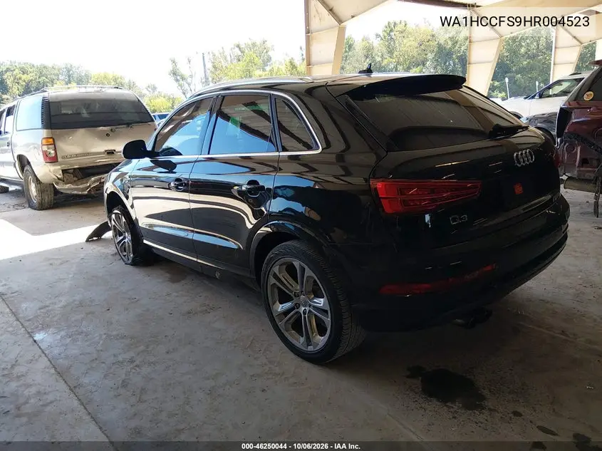 2017 AUDI Q3 VIN WA1HCCFS9HR004523 — фото 3