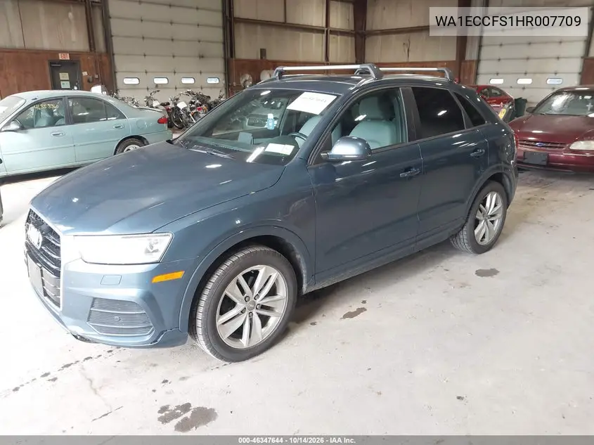 2017 AUDI Q3 VIN WA1ECCFS1HR007709 — фото 2